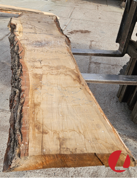 Kiln dried oak thick board (10x50x312 cm)