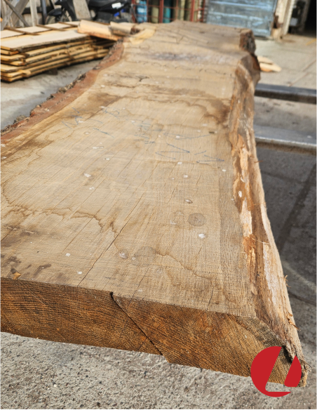 Kiln dried oak thick board (10x50x312 cm)