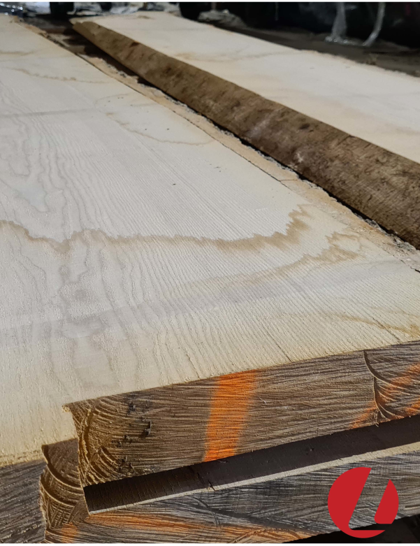 Kiln dried ash thick boards "I" (50 x XX x 3000...