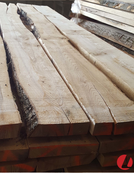 Kiln dried ash thick boards "II" (50 x XX x 3000 mm)