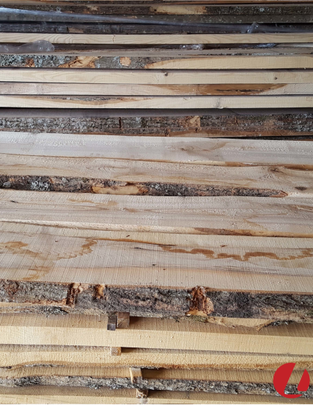 Kiln dried ash thick boards "II" (50 x XX x 3000 mm)