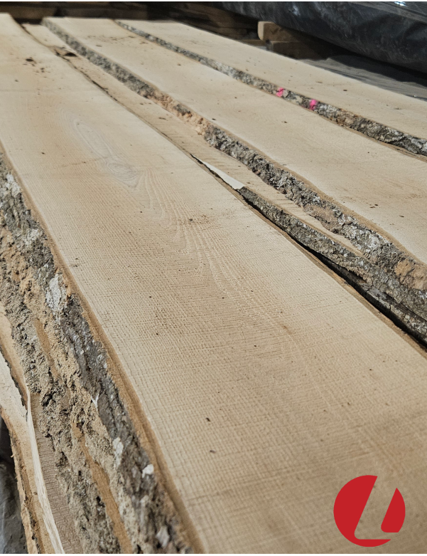 Kiln dried ash boards, planks "MIX" (25 mm)