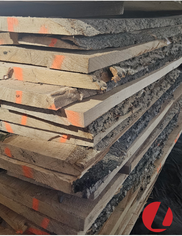 Kiln dried ash boards, planks "MIX" (25 mm)