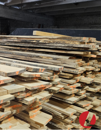 Kiln dried ash boards, planks "III" (25 mm) 2