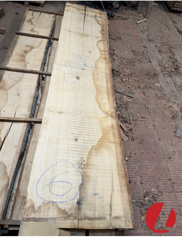 Ąžuolo storlentė stalui (600 mm pločio)